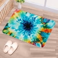 thumbnail image 5 of Tie Dye Non-Slip Polyester Chair Mat for Office, Machine Washable Door Rug, 5 of 6