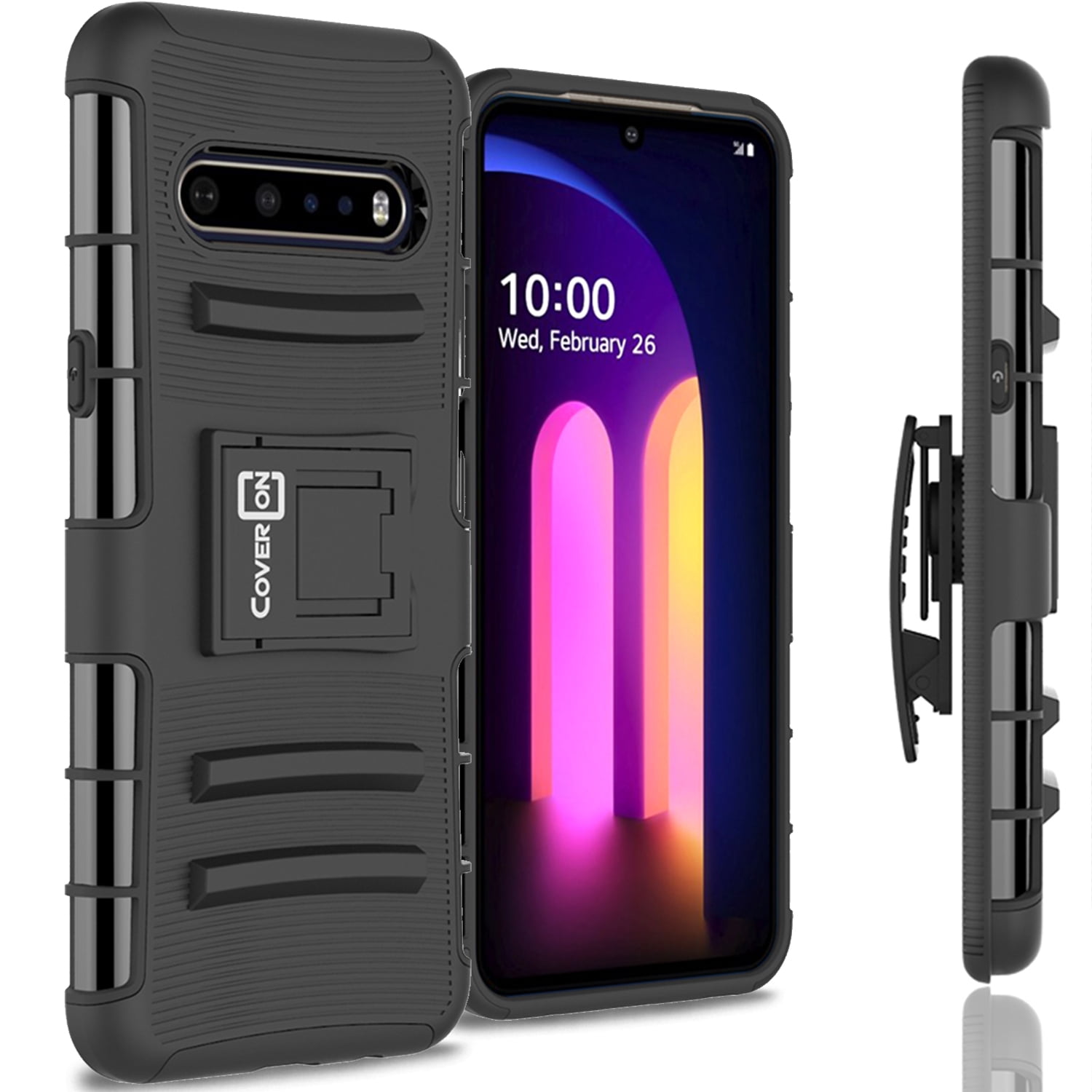 CoverON LG V60 ThinQ 5G Case, Explorer Series Protective Holster Belt