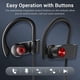 thumbnail image 3 of VRIFOZ Bluetooth Headphones, Bluetooth 5.3 IPX7 Waterproof Wireless Sports Earbuds for Workout Gym, 16 Hrs Playtime Running Headphones with Noise Cancelling Mic, HiFi Bass Stereo in-Ear Earphones, 3 of 5