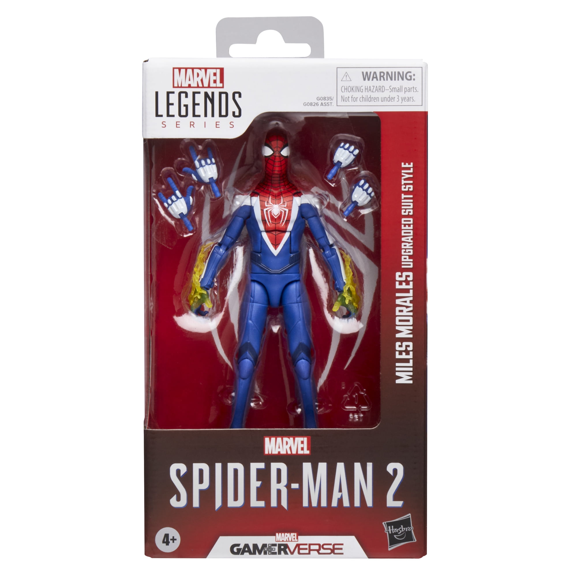 Marvel Legends Series Gamerverse Miles Morales Upgraded Suit Style, 6" Spider-Man Figure