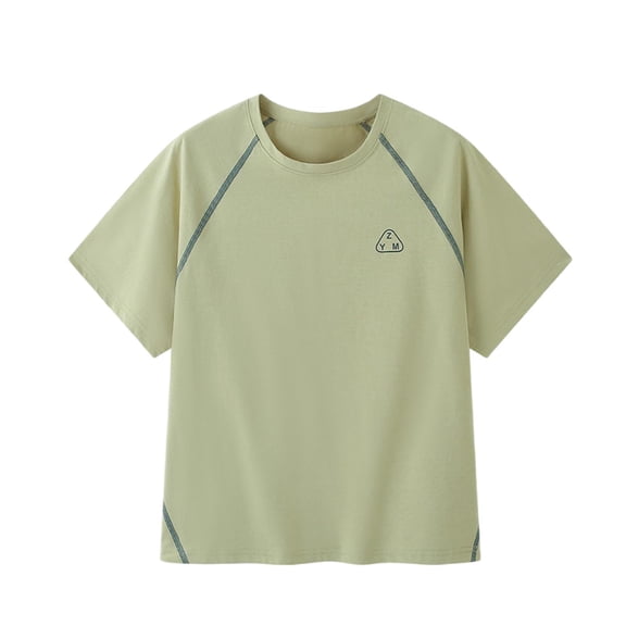 OGLCCG Girls Boys Athletic Shirts Short Sleeve Performance Tee for Kids Youth Ultra Lightweight Quick Dry Sport Tennis T-Shirt 8-16 Years