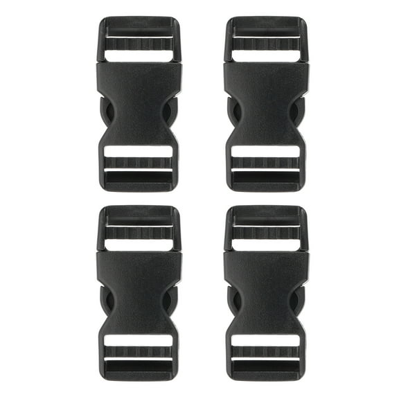Uxcell Quick Side Release Buckles for Webbing Straps and Backpack Belts 1"