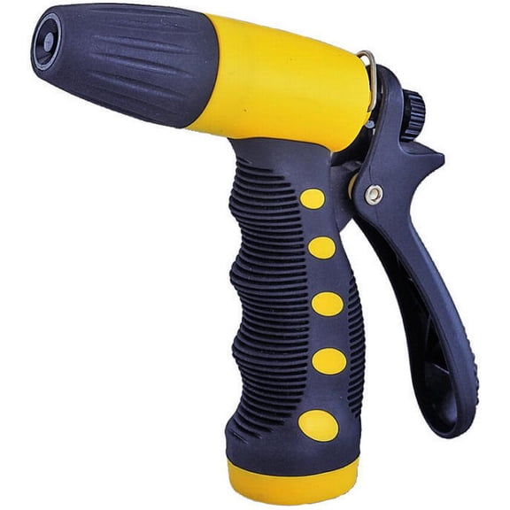 3-Way Adjustable Hose Nozzle, Yellow/Black