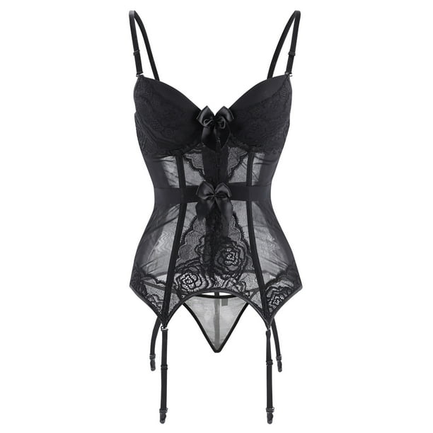 Mujeres Floral Overbust Corset Bustier Lencería Top Gothic Shapewear Ropa interior sexy Fridja nalpqowj30546