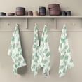 thumbnail image 4 of Coolnut 6 Pack Green Fish Lattice Kitchen Towels, Soft Highly Absorbent Dish Towels Reusable Tea Towels Set, 28"x 18", 4 of 6