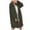 Army Green, variant on Solid Color Long Cardigan Thicken Plush Coats Outerwear with Pockets on Clearance