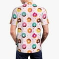 thumbnail image 5 of Rocae Donut for Men's Short Sleeve Polo Shirt, Quick Drying Performance Moisture Wicking Sports Men's Golf Shirt X-Large, 5 of 9