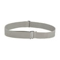 thumbnail image 3 of Women Stretch Belt Adjustable Invisible Belts with Flat Buckle No Show Belts Gray, 3 of 9