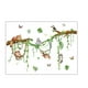 thumbnail image 4 of Animales Pegatinas de pared Monkey Cadenas de pared de la pared Fotografía Mural Decoración del hogar Decoración de arte del hogar, 4 of 9