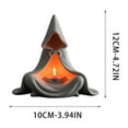 thumbnail image 3 of Wizard Cloak Ceramic Candle Holder with Hooded Design,Decorative Mystical Candle Stand for Home,Party,Halloween,Gothic Decor,Elegant Gift for Witchcraft Enthusiasts, 3 of 6