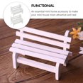 thumbnail image 4 of 2PCS Mini House Chair Smooth Surface Miniature Chair Wooden Mini Furniture, 4 of 5