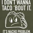 thumbnail image 3 of CafePress - I Don't Wanna Taco 'Bout It Dark T Shirt - Men's Classic Graphic Cotton T-Shirt, 3 of 4