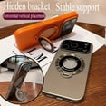 thumbnail image 3 of For iPhone 17 Pro Max Case with Kickstand,Anti-yellowing,Shockproof,Matte Anti-fingerprint Phone Protective Cover, 3 of 6