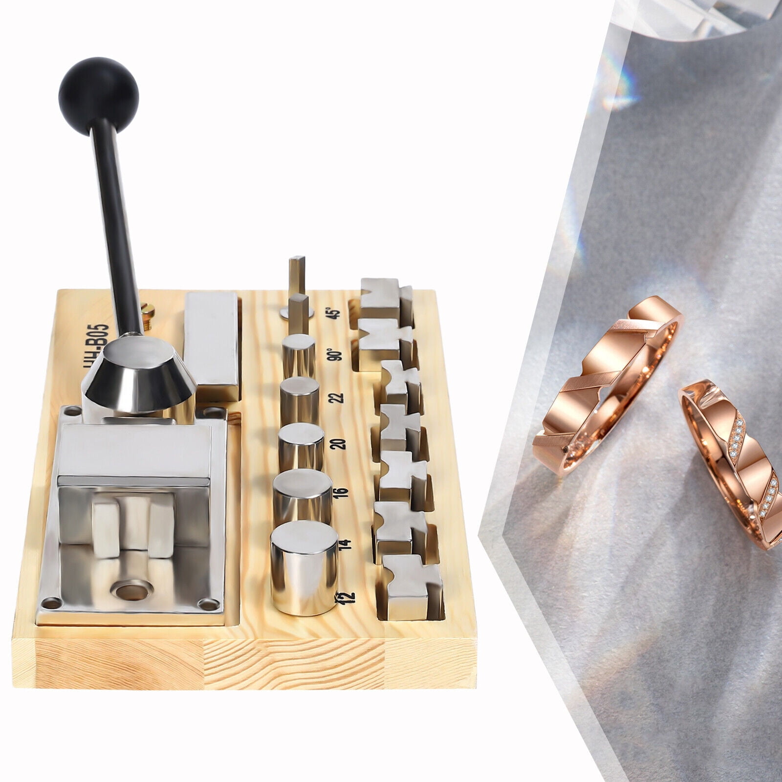 Generic Abbraccia Multi-Functional Ring Bending Tool, Ring Bender Ring  Maker, Simple Earring Bending Tools Jewelry