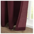 thumbnail image 5 of Pleat Curtain Panel with Tieback (Single) Burgundy 52x96", 5 of 9