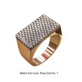 thumbnail image 3 of Male Ring Special Design Alloy Men Rings Easy Storage Fashionable Finger Jewelry Decoration Accessories Birthday Presents Rose Gold, 3 of 8