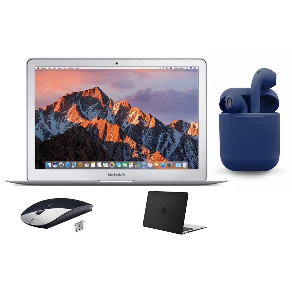 Restored Apple MacBook Air 13.3-inch Intel Core i5 4GB RAM Mac OS 128GB SSD Bundle: Black Case, Wireless Mouse, Bluetooth Headset (Refurbished) - Walmart.com Restored Apple MacBook Air 13.3-inch Intel Core i5 4GB RAM Mac OS 128GB SSD Bundle: Black Case, Wireless Mouse, Bluetooth Headset (Refurbished) - Walmart.com