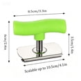 thumbnail image 3 of 2 Pieces Jar Opener, Multi-Functional Stainless Steel Can Opener with Non-Slip Handle for Weak Hands, 3 of 6