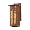 thumbnail image 3 of Meyda Tiffany 50762 7.5" W Tamarack Wall Sconce - Orange, 3 of 4