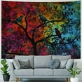 thumbnail image 4 of PRATYUS  Tapestry Tree of Life Wall Hanging Psychedelic Tapestries Indian Twin Bedspread Picnic Sheet Wall Decor Blanket Wall Art Colourful Hippie Bedroom Decor 40x30inch, 4 of 6
