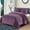 Purple, variant on Sheetsnthings Plush Velvet Grey Coverlets, King/California King Oversized 3pc Quilt Set (110-Inch Wide x 96-Inch Long) All Seasons Quilted Checkered Bedspread