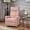 Blush, variant on Glider Swivel Recliner Chair, Blush Fabric - Contemporary Appearance Back, Push-back For A Soothing Time Modern Color, Chair