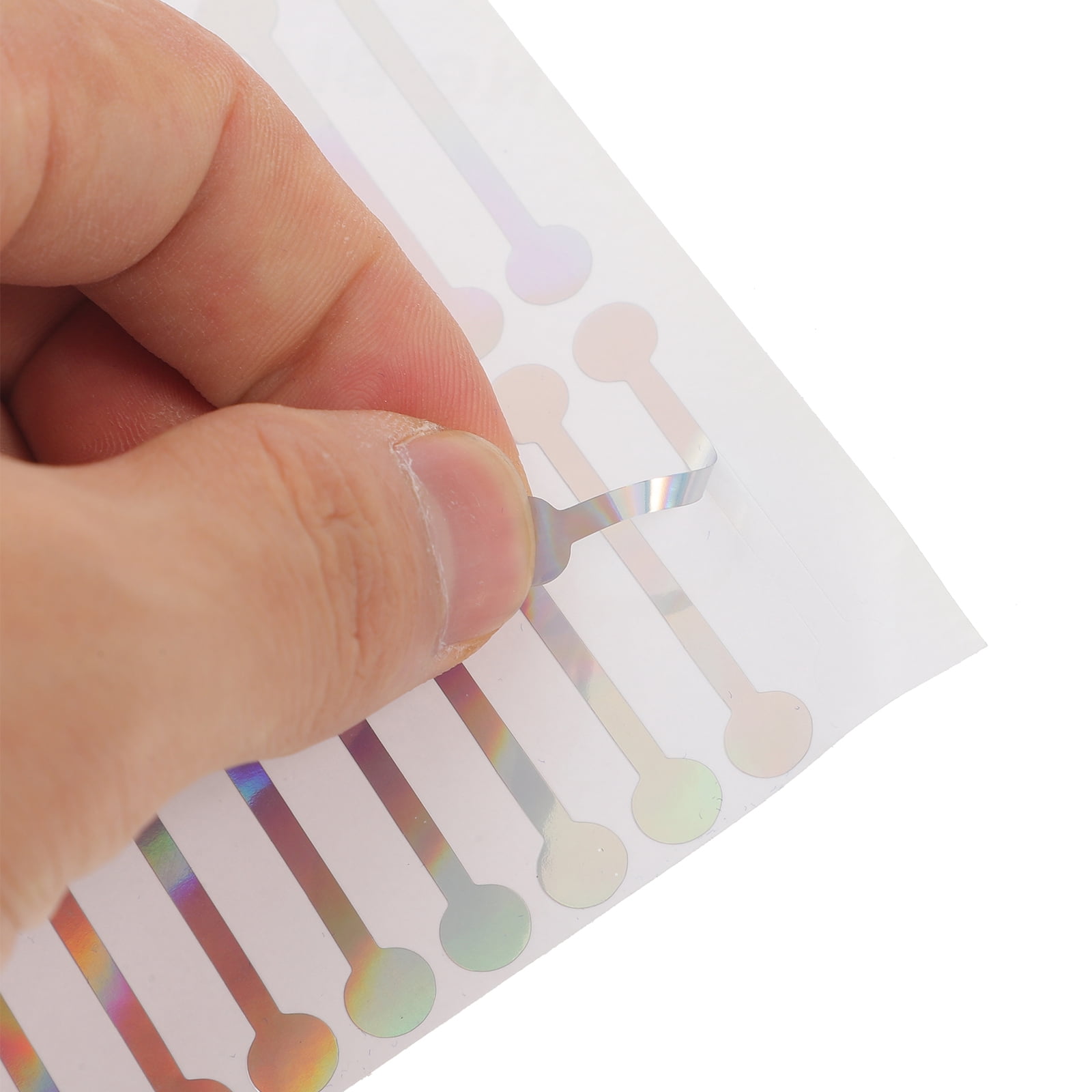 BERTDOMD 500-Pack Tamper Evident Security Stickers for Cosmetic Bottles, Jars, Medical & Pharmacy Containers Seals