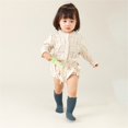 thumbnail image 2 of Meihuid Baby Long Stockings Princess Loose Mouth Socks with Solid Color Frills, 2 of 5