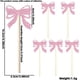 thumbnail image 1 of Helado Decoraciones de Fiesta de Cumpleaños, Bow Cupcake Toppers Y Bowknot Selecciones de Torta para Cumpleaños Boda Compromiso Nupcial, Decoración de Fiesta Temática de Arco, Vestido de Invitado de B, 1 of 1