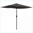 thumbnail image 2 of Patio Umbrella | 6.5' x 10' Rectangular Outdoor Market Umbrella for Patio Tables, Charcoal Gray, Crank Tilt UV 50+ | Steel | Green, 2 of 9