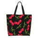 thumbnail image 1 of Fotbe Cherry Bolsa Tote Estética de Lona con Estampado para Mujer - Bolsa Reutilizable de Hombro Casual para Vacaciones, Compras, Trabajo y Gimnasio, 1 of 8