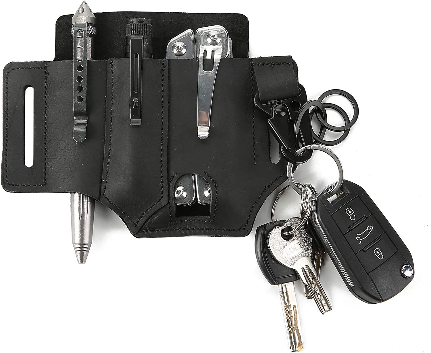 Multitool Sheath for Belt,Belt Sheath,Leather Flashlight Holster