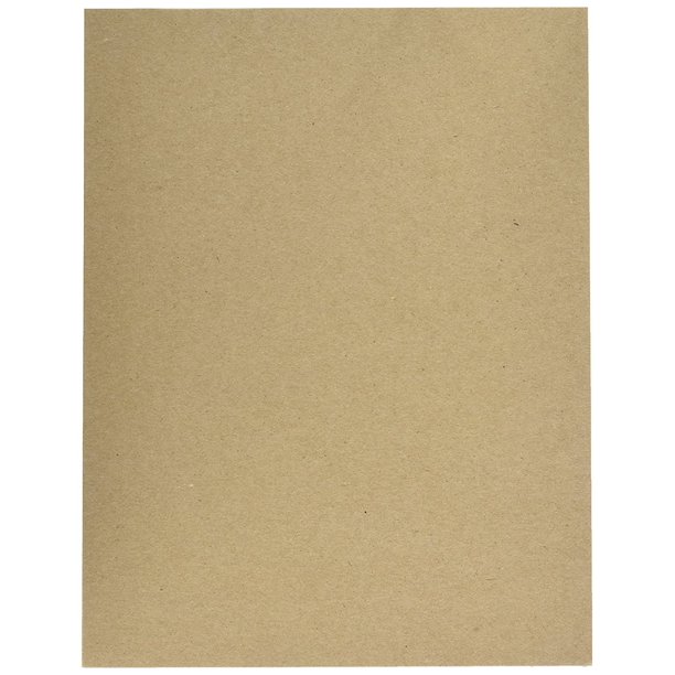 Chipboard Cardboard Medium Weight Chipboard Sheets 25 Per Pack. (12