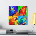 thumbnail image 3 of Colorful Conures Pop Art - Canvas, 3 of 10