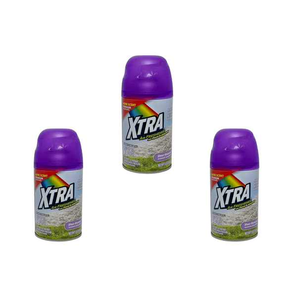 Xtra Automatic Spray Refill – 3 Pack  bottles (3×5 oz) Sheer Blossom Scent