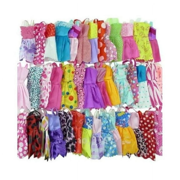 LEEYNEER Random 10 Mix Sorts Beautiful Handmade Party Dress Fashion Clothes For Doll