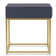 thumbnail image 3 of Furniture of America Giffore Metal 1-Drawer End Table in Antique Blue, 3 of 5