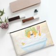 thumbnail image 6 of Susaid Corgi In The Shower Cap Bathing Print Makeup Mini Bags for Women Multi Color Cosmetics Bag Travel Toiletry Bag Pencil Pouch Blank Makeup Bags with Zipper, 6 of 7