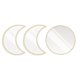 thumbnail image 2 of Juego de espejos acrílicos Moonphase de 3 piezas, decoración de pared de madera con fase lunar para sala de estar, dormitorio, color madera Vogacara HA001550-01, 2 of 6