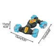 thumbnail image 4 of Blue Gesture Sensing Remote Control Stunt Car Led Light Up Twisting Vehicle With 360 Degree Rotation 10.43X3.74X8.07 Inches 1.90 Lbs, 4 of 6