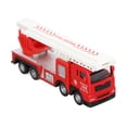 thumbnail image 4 of Toy 1:55 Scale Fire Trucks Children Simulated Alloy Fire Engine Vehicle Toy Decoration Birthday Gift, 4 of 7