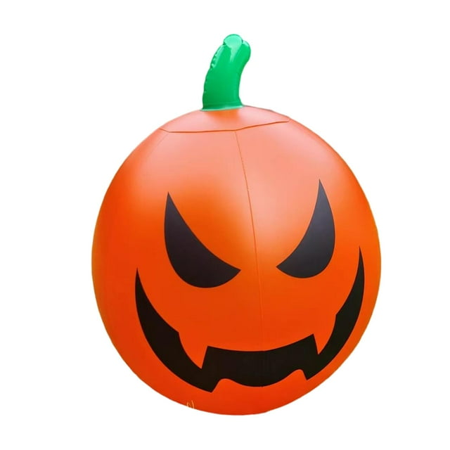 Globo inflable grande de PVC de 23,03 pulgadas para Halloween, ideal para decoración. Calabaza