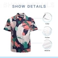 thumbnail image 7 of High Quality Hawaiian Shirts for Men Short Sleeve Aloha Beach Shirt Floral Summer Casual Button Down Shirts Blouses 82Q3MJ, 7 of 7