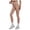 Khaki, variant on felwors Women Ribbed Seamless Leggings High Waisted Workout Gym Yoga Pants (Purple, L)