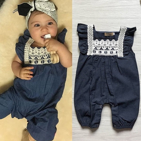 baby jeans jumpsuit