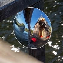 Beaupretty Security Mirror Corner Traffic Safety Transparent Plastic 1Pack