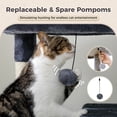 thumbnail image 5 of Pawz Road Cat Tree for Large Cats 56"Tall Cat Tower Condo with Scratching Post for Indoor Cats,Dark Gray, 5 of 17