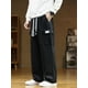 thumbnail image 5 of Pantalones de chándal con múltiples bolsillos para hombre, pantalón informal de algodón con cordón, holgado y recto, talla grande 8XL, novedad de otoño, 2023, 5 of 5