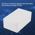 FCWaterproof IP65 ABS Electrical Project Box Enclosure, Flame