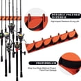 thumbnail image 2 of Soporte para Cañas de Pescar de Pared para 6 Cañas, Soporte Vertical Resistente Que Ahorra Espacio, Fácil de Instalar, Accesorios de Pesca, 2 of 4